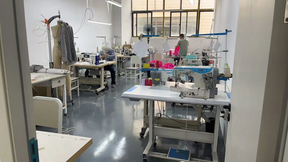 How a First Garment Sample Is Created Sample room machines where a first womenswear garment sample is developed