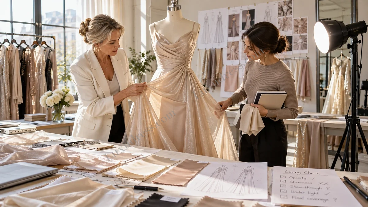 How to Prevent Lining and Sheerness Problems in Evening Dresses — editorial hero