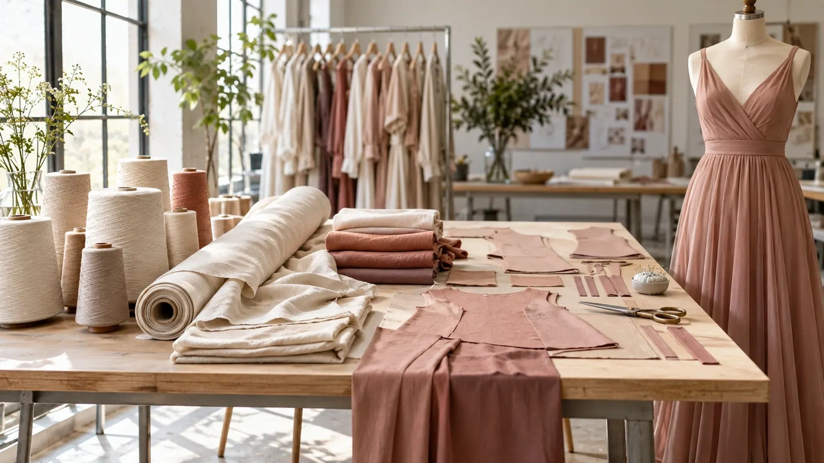 Apparel production stage data from fabric to garment