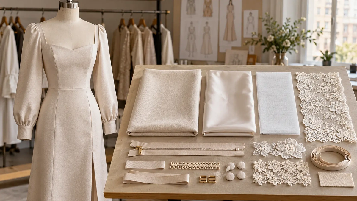 Womenswear material and production impact data