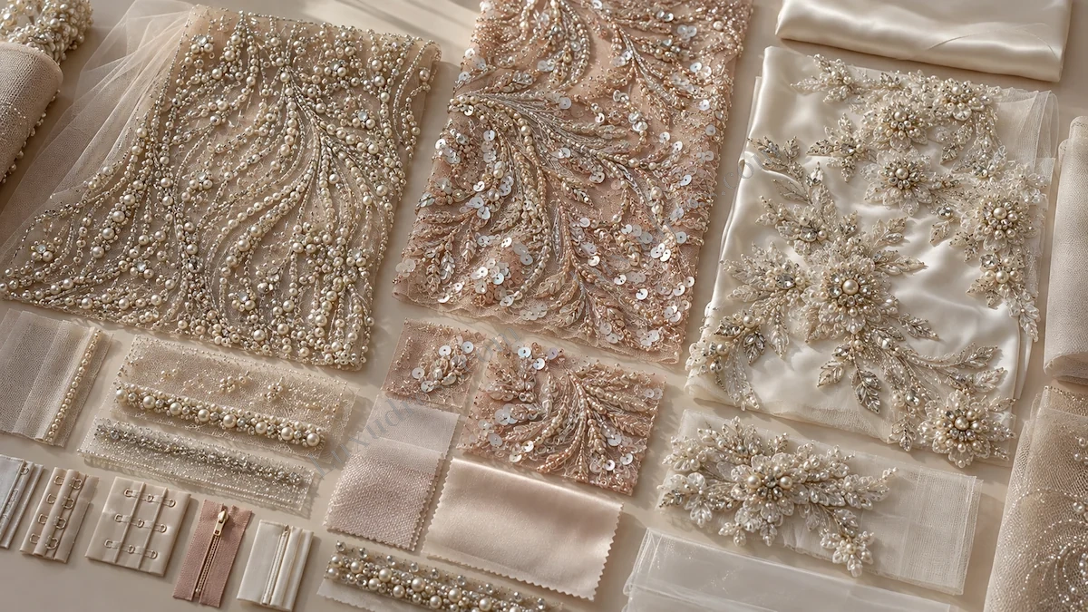 How Beaded Dresses Are Manufactured: garments, fabrics or components compared
