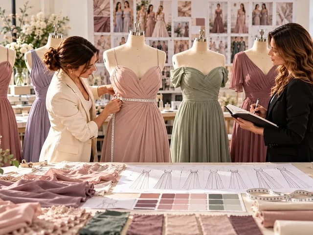 How to Grade Bridesmaid Dresses Across a Full Size Range — editorial hero