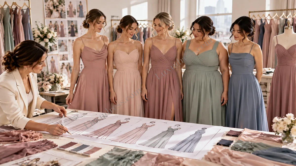 How to Grade Bridesmaid Dresses Across a Full Size Range: buyer, technician or QC review