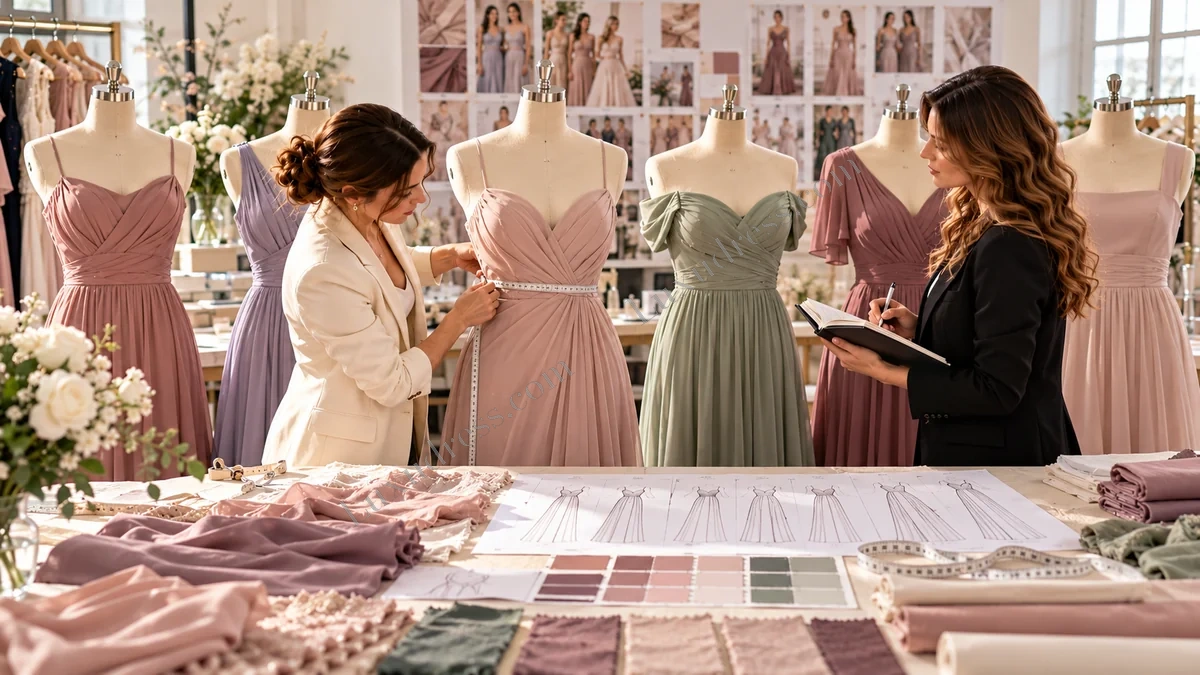 How to Grade Bridesmaid Dresses Across a Full Size Range — editorial hero