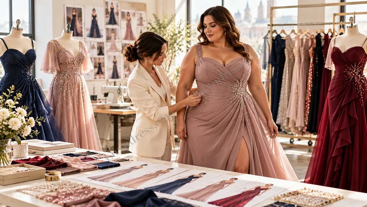 Plus Size Evening Dress Manufacturing Guide: development and manufacturing process