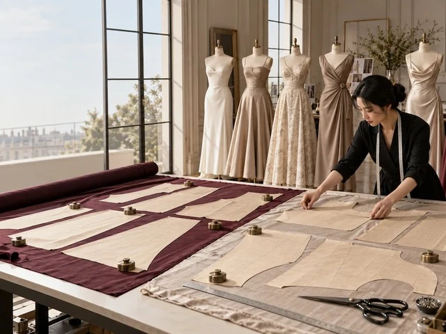 Six dress silhouettes compared for fabric consumption and the cost it drives