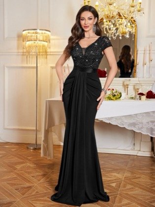 Style D2610 in Black, front view