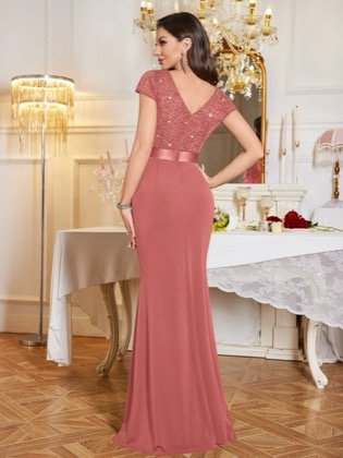 Style D2610 colourway Cinnamon Pink, back view