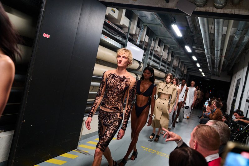 Duran Lantink provokes at Jean Paul Gaultier, just as he should