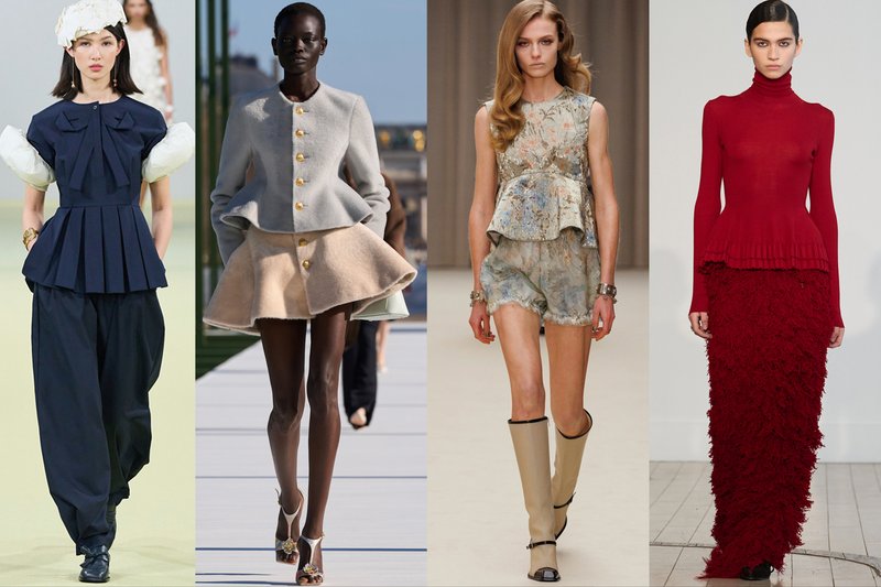 FW26 trend: Designers use the peplum for a sculpted silhouette