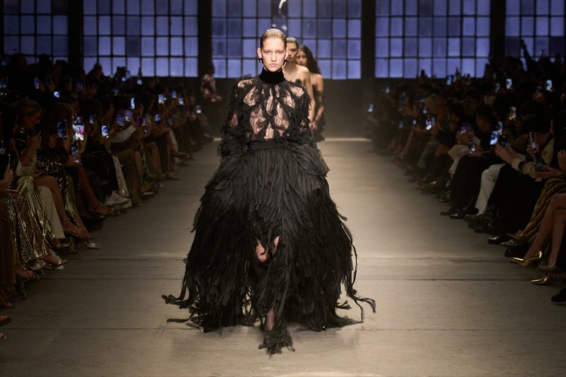 For Roberto Cavalli designer, dreams come in all black