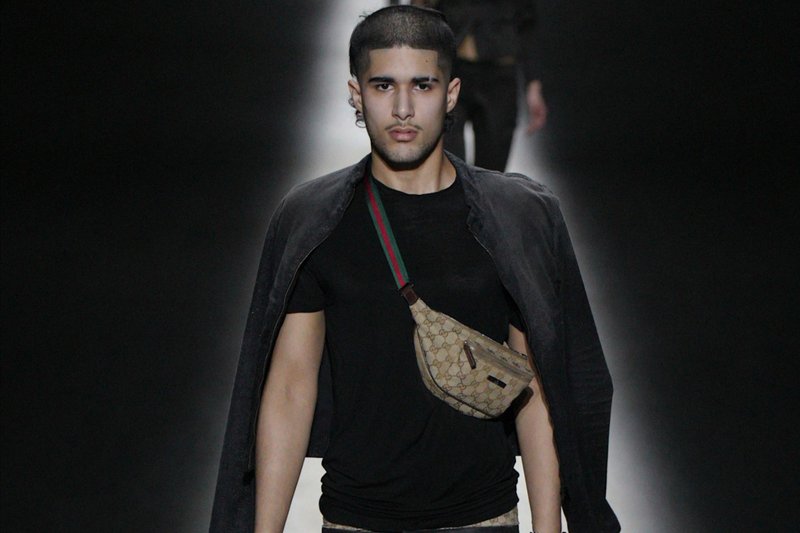Gucci champions street style with shoulder-slung bum bags, bare midriffs and double G thongs