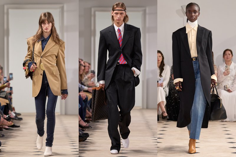 Michael Rider unveils a debut bourgeois and rock collection at Celine