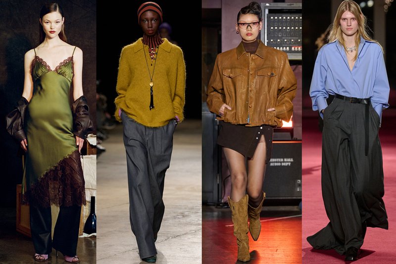 NYFW FW26 Color trends: Yellow ochre, moss green, shades of brown and more