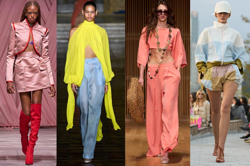 NYFW SS26 color trends: From brights to pastels and burgundy