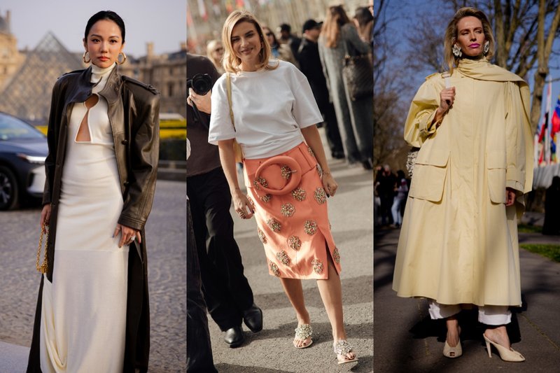 Streetstyle AW26: oversized belts, clutches and sculptural collars at Paris Fashion Week