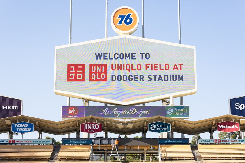 Uniqlo becomes named sponsor of LA Dodgers stadium