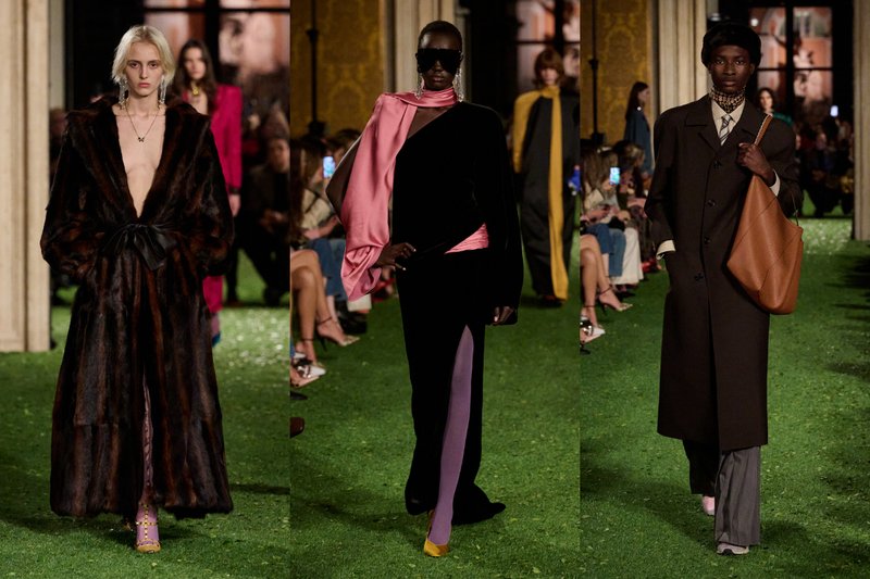Valentino mixes 80s and Baroque splendour on Rome return