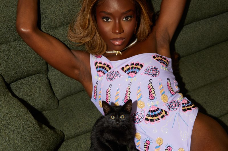 Zandra Rhodes unveils swimwear collaboration with Oceanus