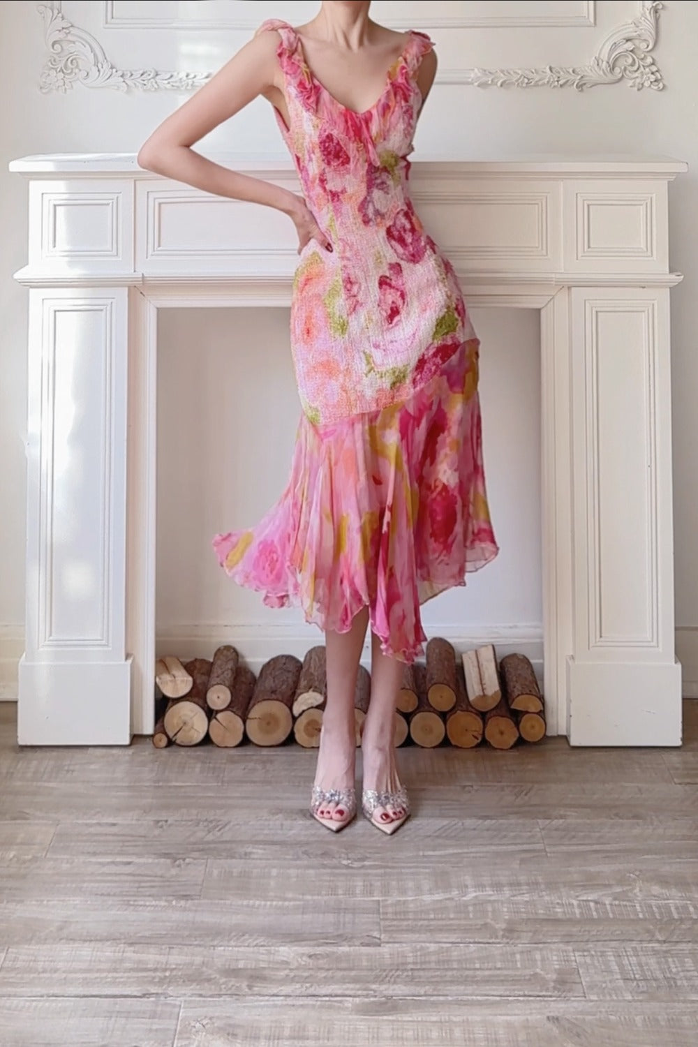 Brocade Rose: French Tweed Meets Blooming Romance