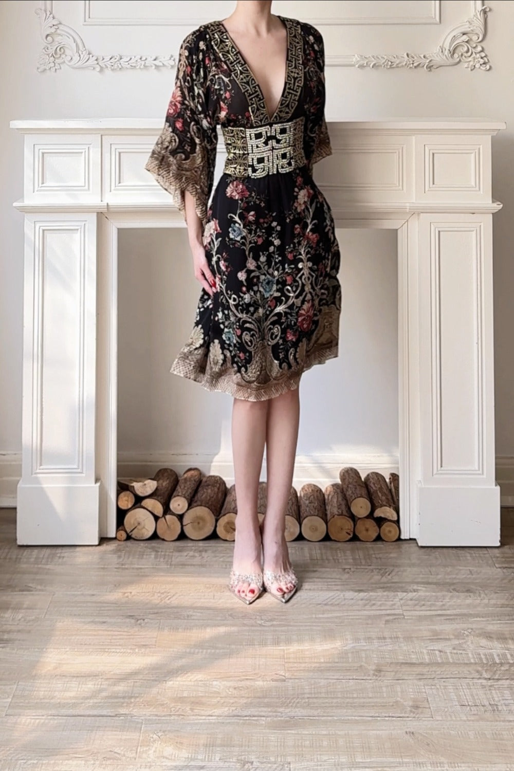 Gilded Bloom: Roberto Cavalli 2006 Runway — A Collector's Piece