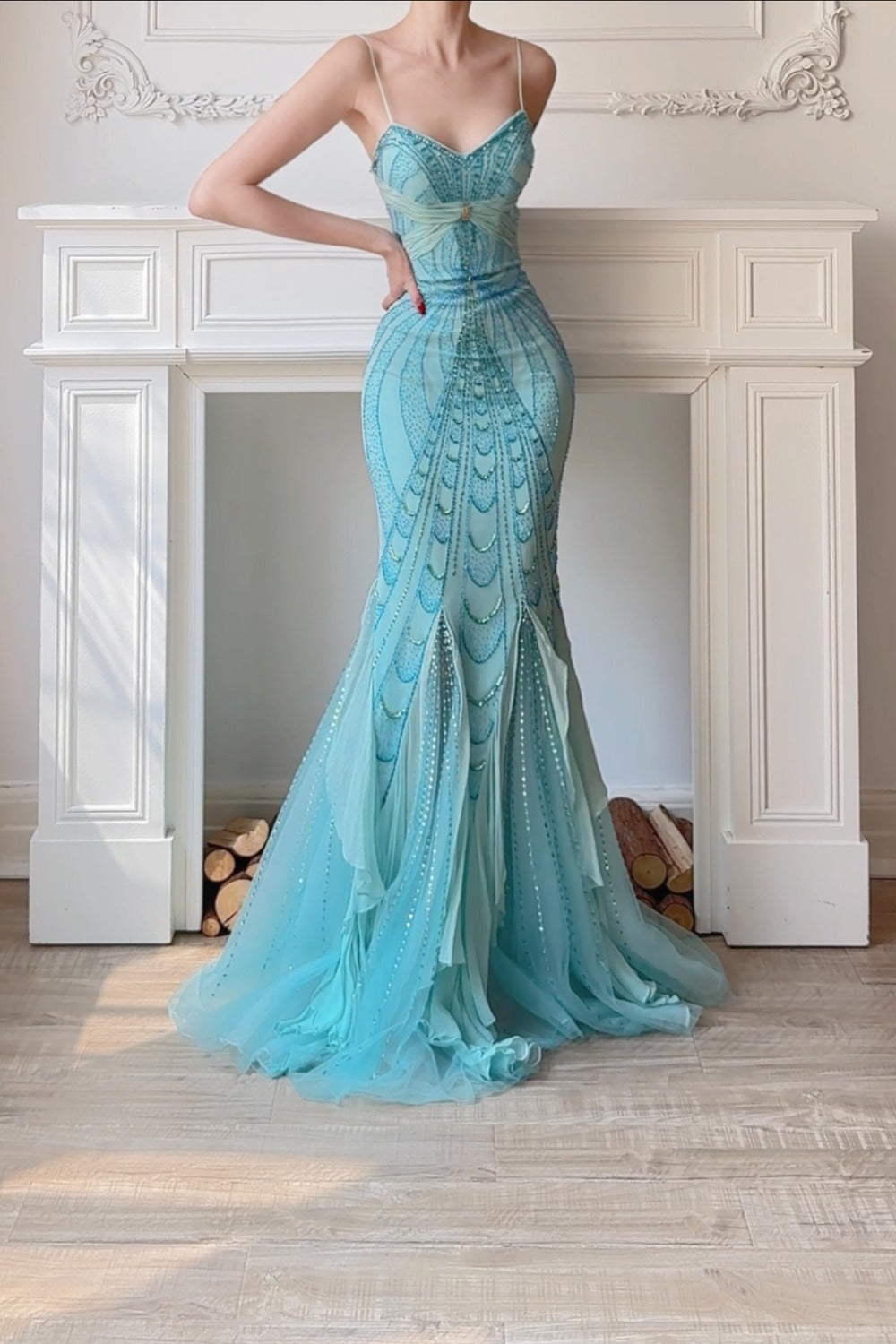 Grecian Goddess: Draped Silk with Divine Elegance