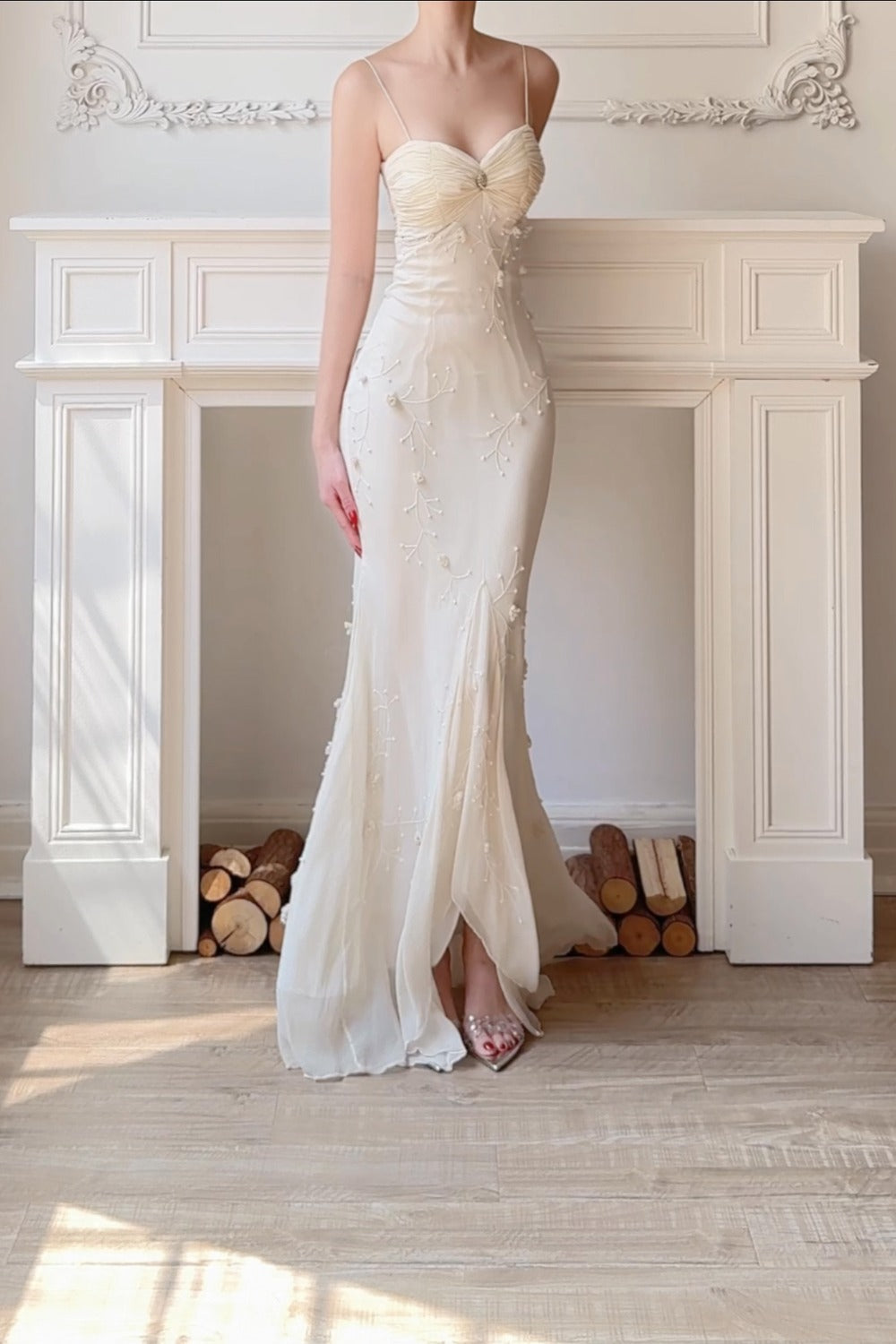 Moonlight on Your Back: A Rare American Vintage Silk Gown