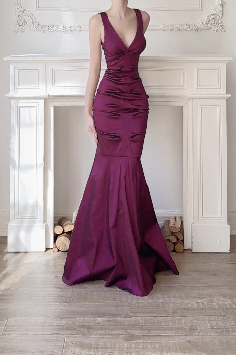 Venetian Masquerade: A Boned Corset Gown with Golden Beading