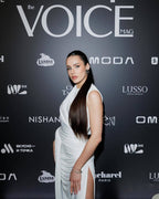 Asymmetric Draped White Maxi Dress H6884