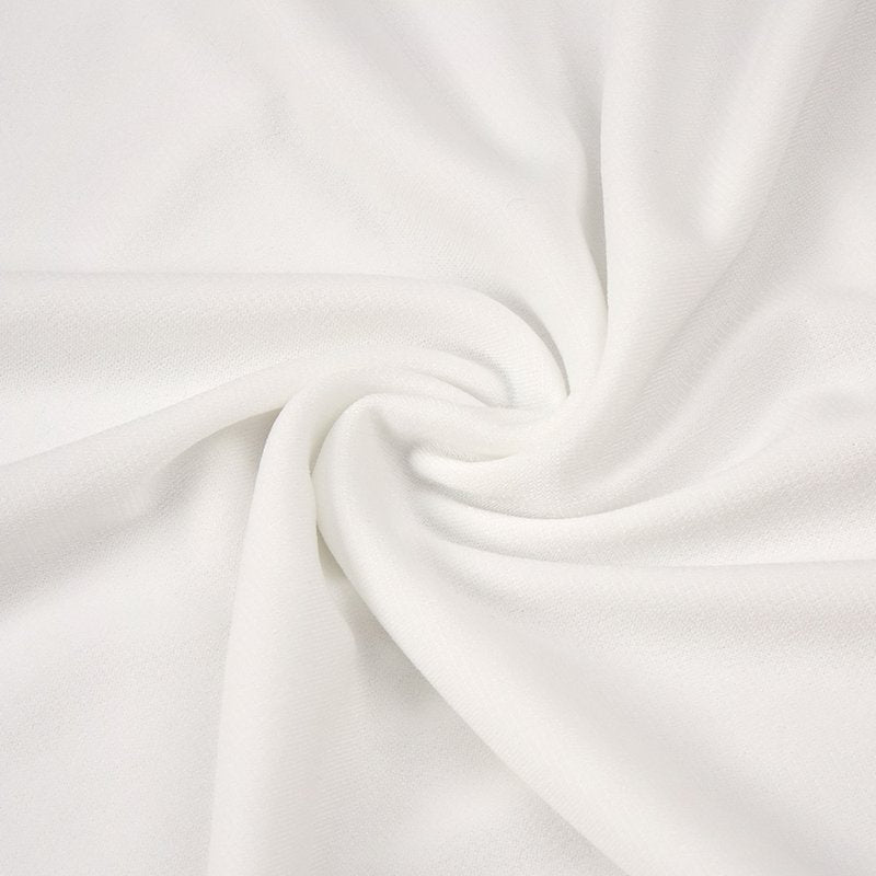 Asymmetric Draped White Maxi Dress H6884