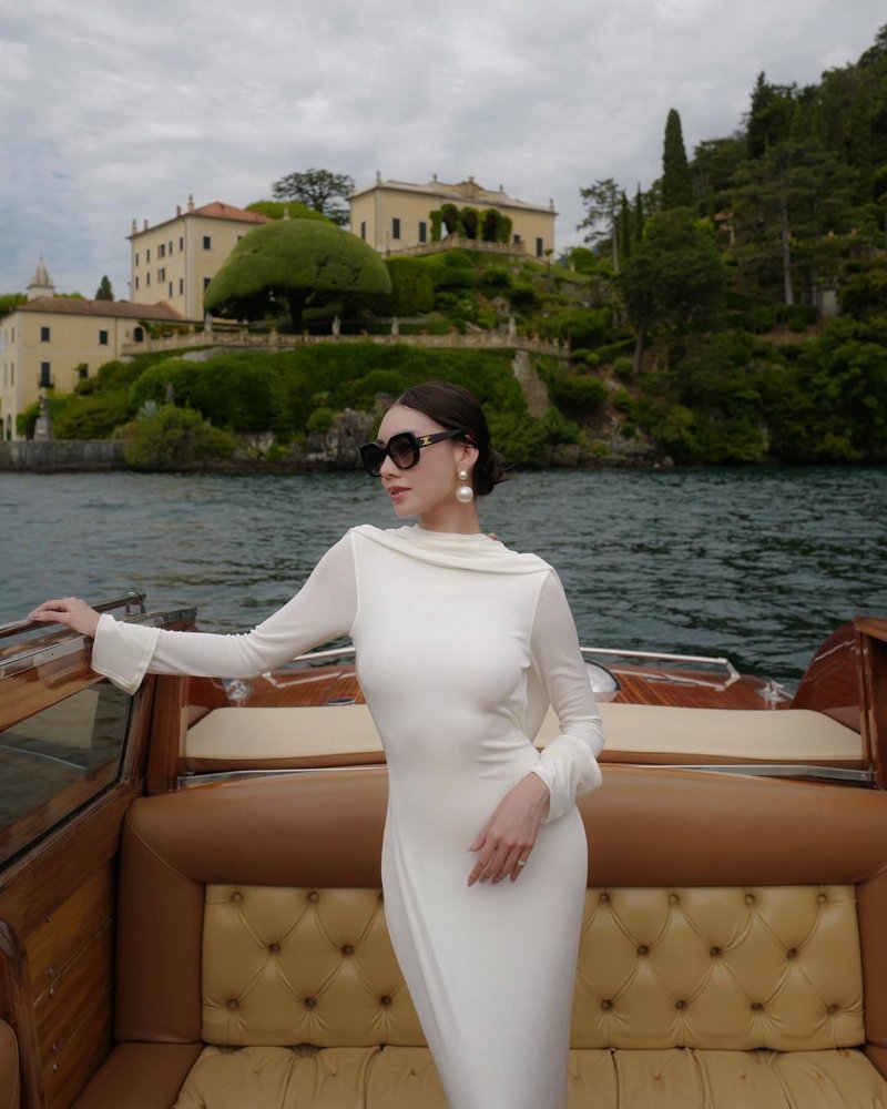 Backless Draped White Maxi Dress H7026