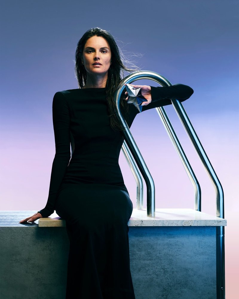 Backless Long Sleeve Maxi Dress H6786