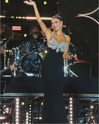 Bejeweled Halter Black Mermaid Gown H6430