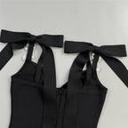 Black Beaded Sleeveless Maxi Dress H6800