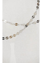 Black Chain Detail Maxi Dress H5964
