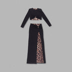 Black Cutout Asymmetrical Maxi Dress H6188