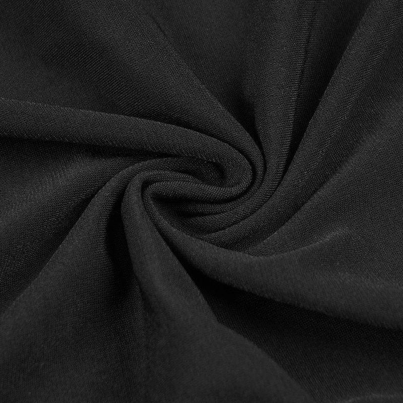 Black Cutout Asymmetrical Maxi Dress H6188