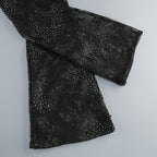 Black Embellished Floral Sheer Jumpsuit H6596