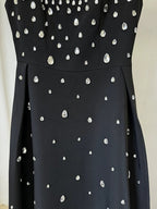 Black Embellished Sleeveless Maxi Dress H6586