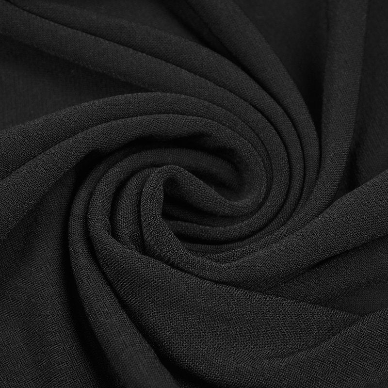 Black Halter Cutout Maxi Dress H6445