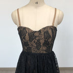 Black Lace Mermaid Evening Gown H6683