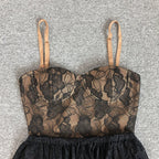 Black Lace Mermaid Evening Gown H6683