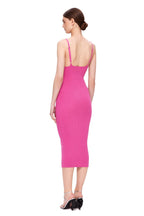 Black Ribbed Cutout Maxi Dress H5991