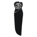 Black Rose Applique Bandage Dress H6439