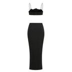 Black Rose Embellished Strappy Maxi Dress H6875