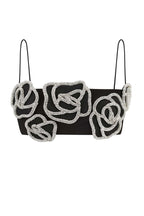Black Rose Embellished Strappy Maxi Dress H6875