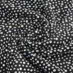 Black Sequin Sheer Flared Pants Set H7072