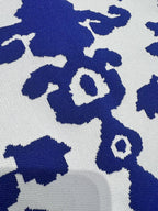 Blue and White Embroidered Maxi Dress H6284