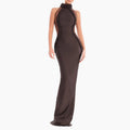 Braided Halter Sheath Gown H6843