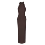 Braided Halter Sheath Gown H6843